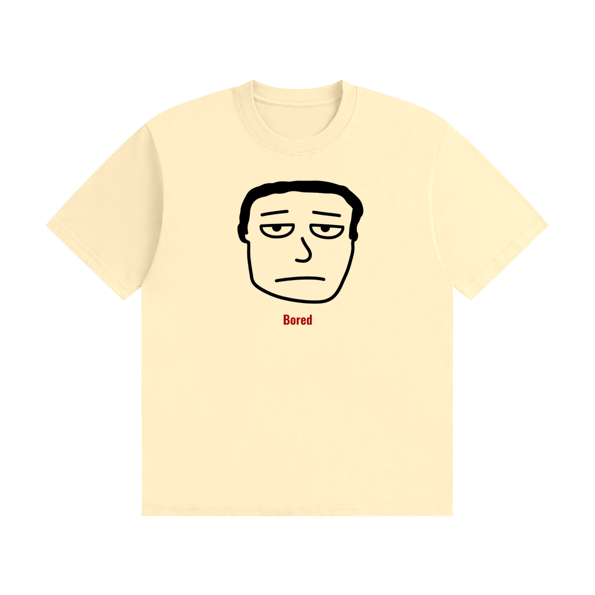 BORED - Unisex Seamless Cotton T-Shirt