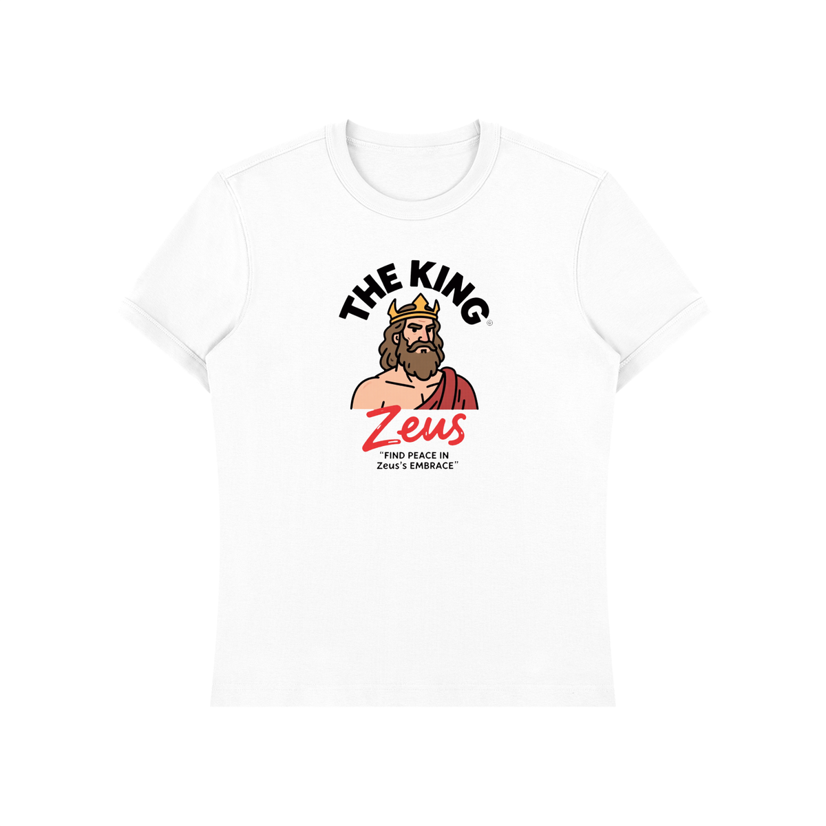 Zeus is King Unisex Heavyweight Slim Fit T-Shirt