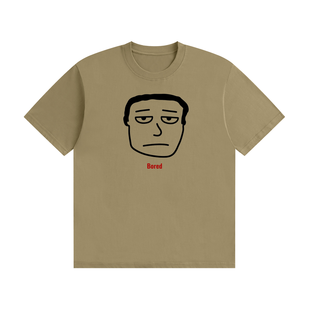 BORED - Unisex Seamless Cotton T-Shirt