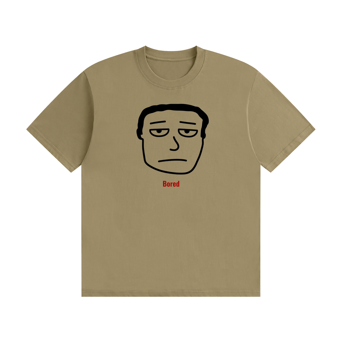 BORED - Unisex Seamless Cotton T-Shirt
