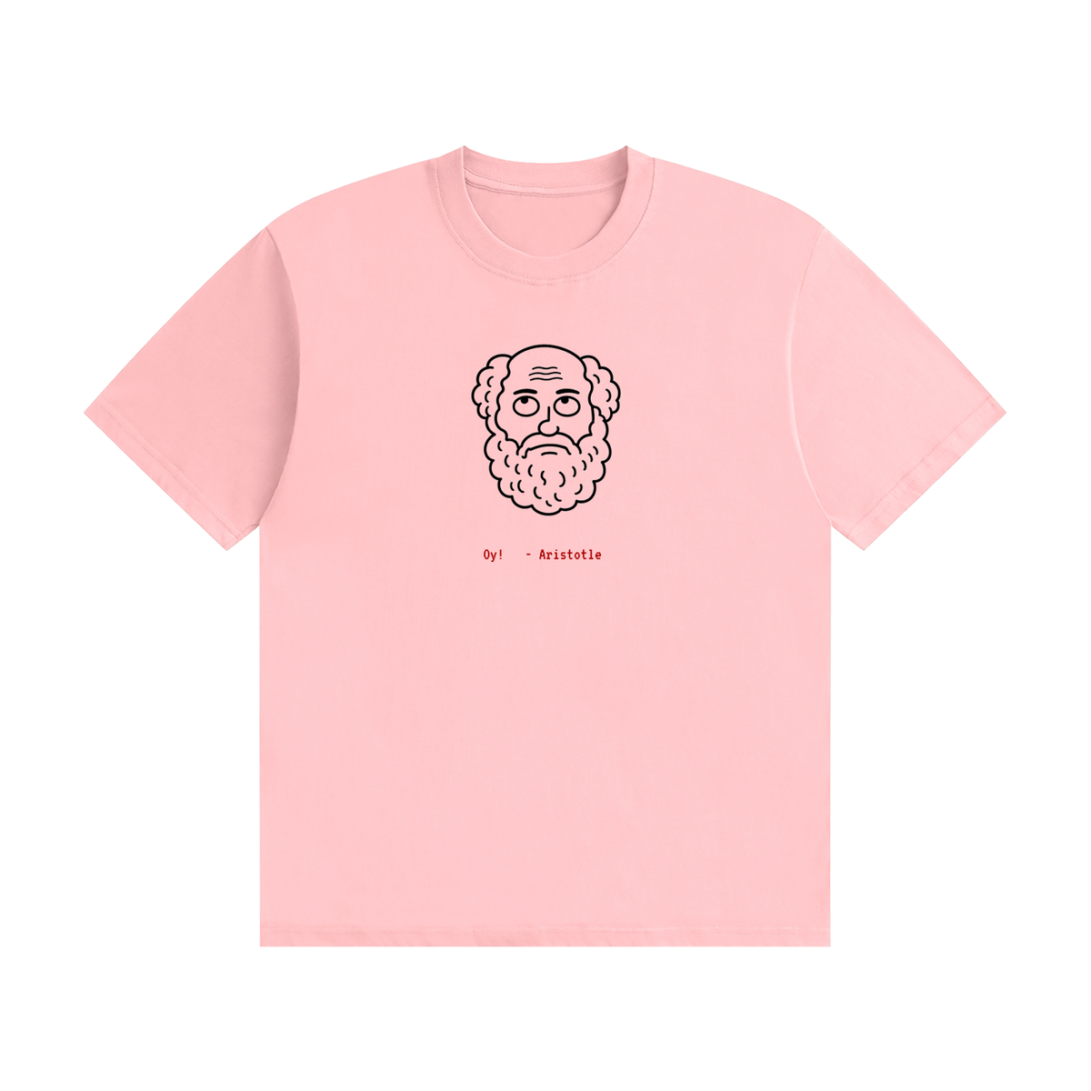 Aristotle Sighed Version 2 - Unisex Seamless Cotton T-Shirt