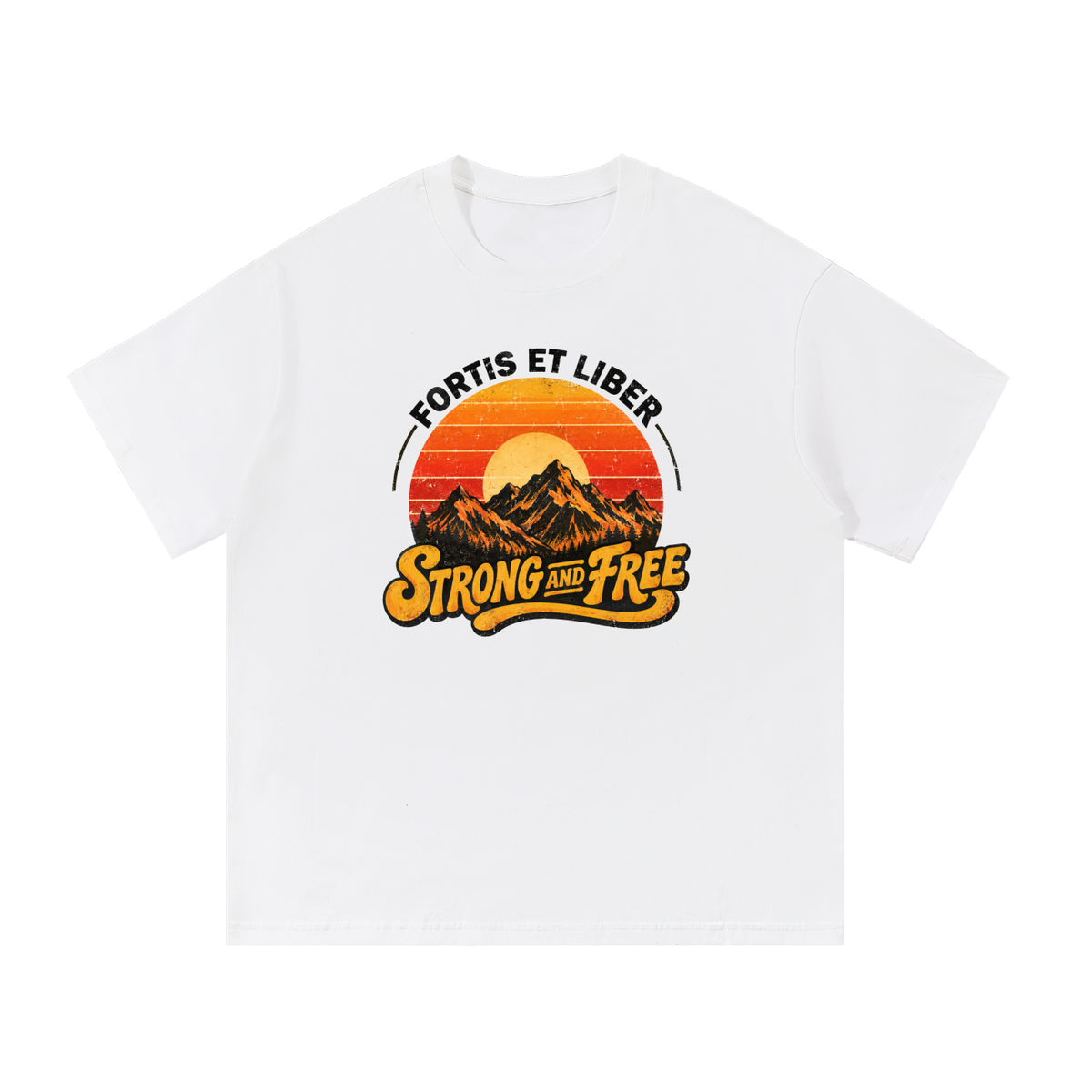 Strong and Free - Essential Cotton T-Shirt