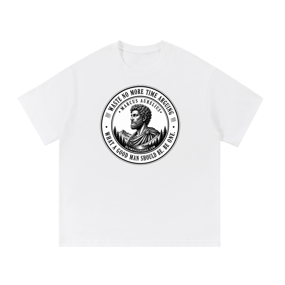Marcus Aurelius Be A Man - Essential Cotton T-Shirt