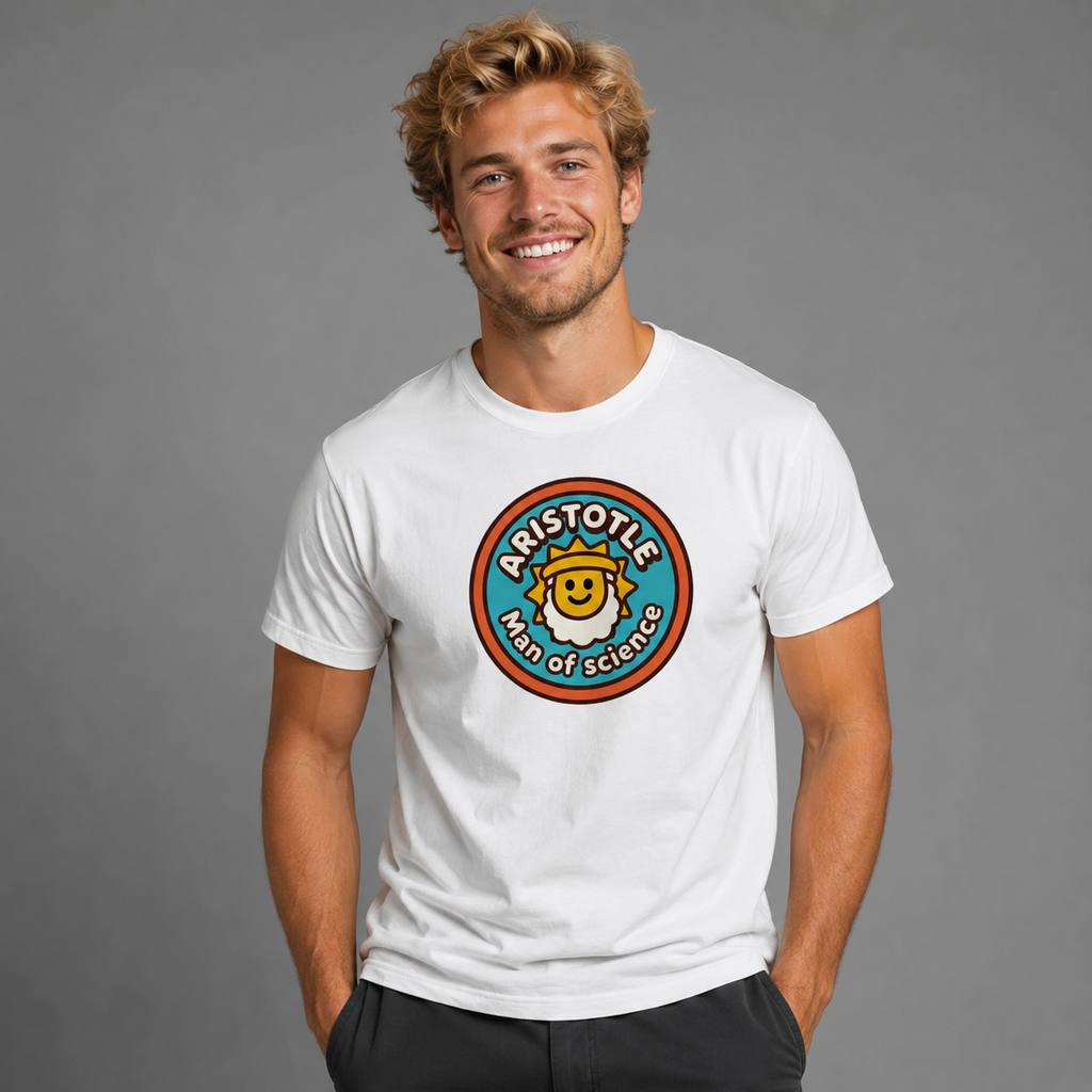 Aristotle Man Of Science Essential Cotton T-Shirt