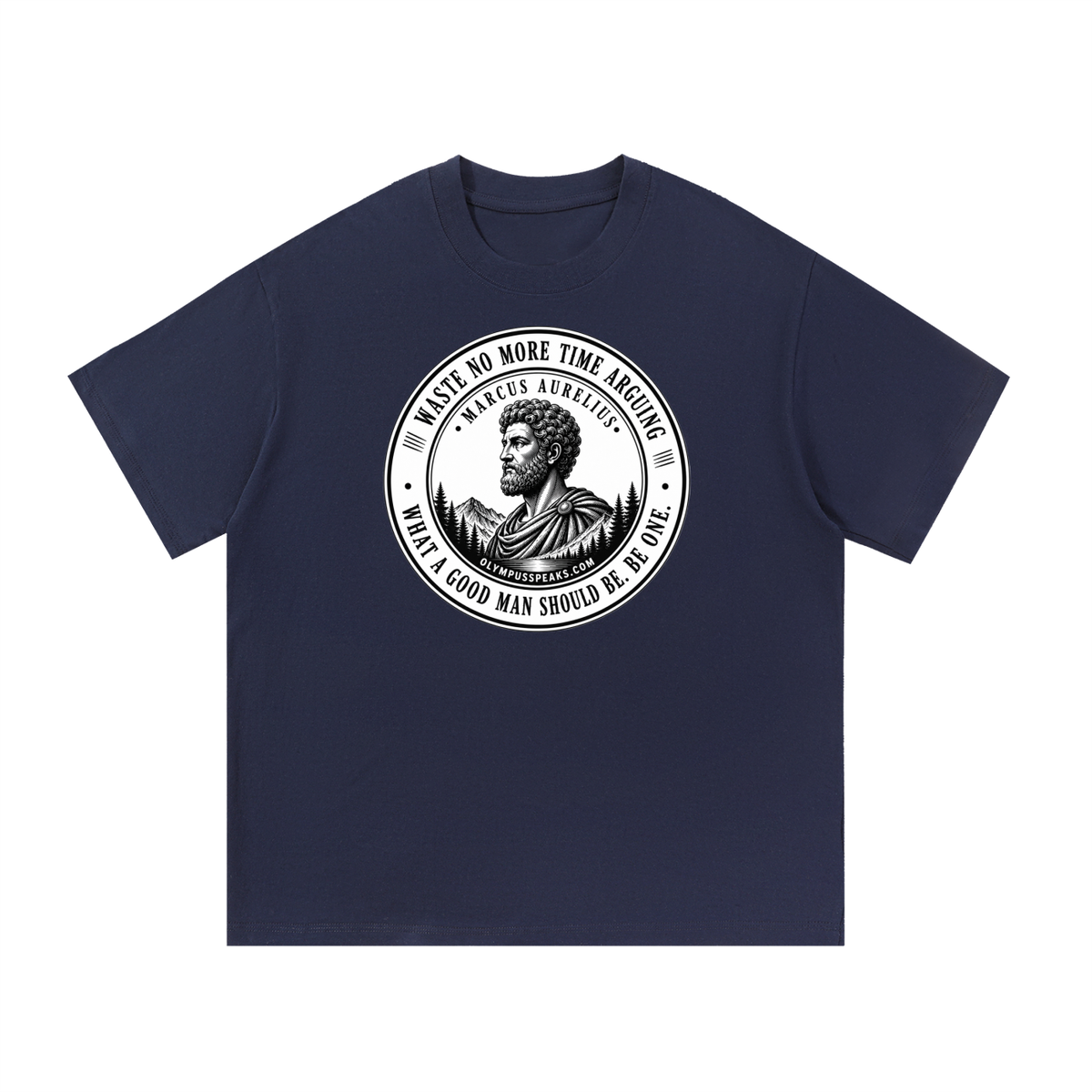 Marcus Aurelius Be A Man - Essential Cotton T-Shirt