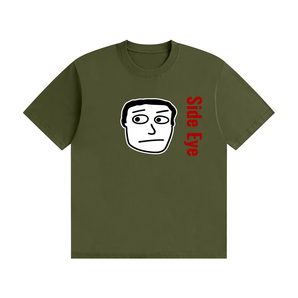 Side Eye Version 2  - Unisex Seamless Cotton T-Shirt