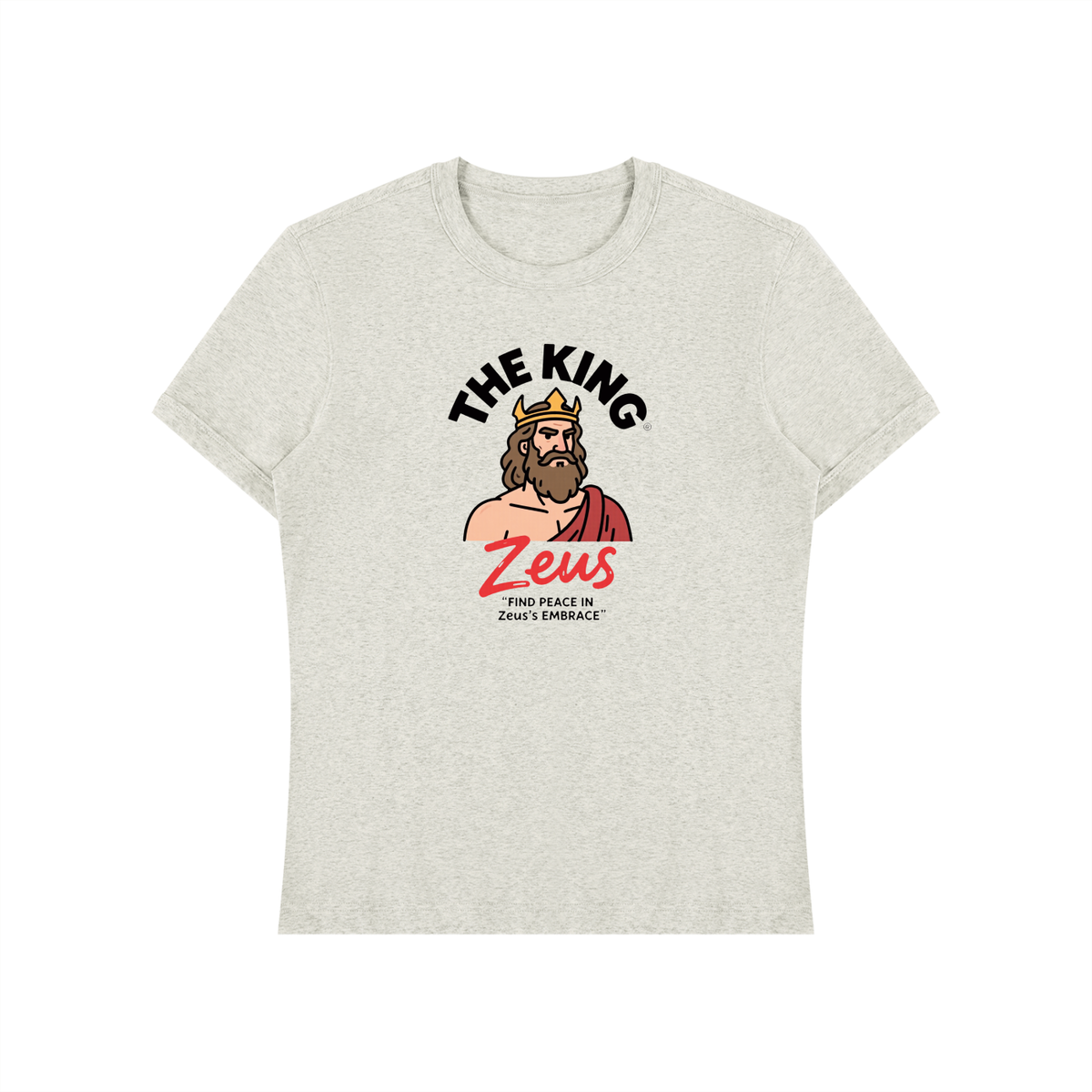 Zeus is King Unisex Heavyweight Slim Fit T-Shirt