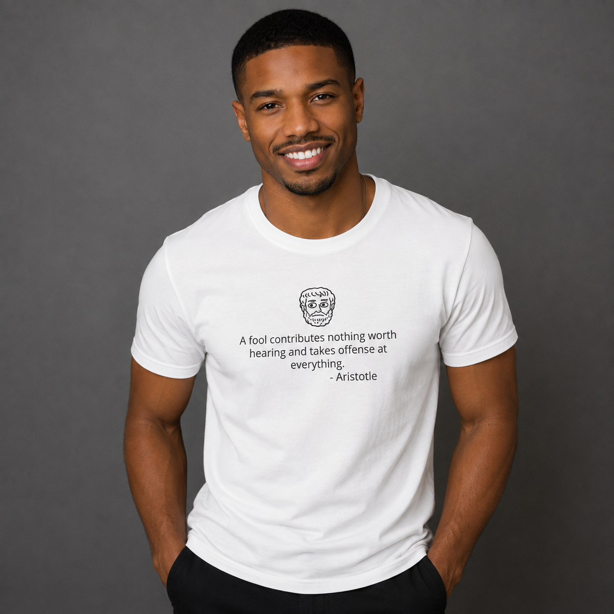 Aristotle T-Shirt – 100% Cotton, Classic Fit, Everyday Wear