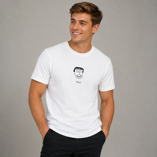 Nice Guy - Heavyweight Crewneck T-shirt