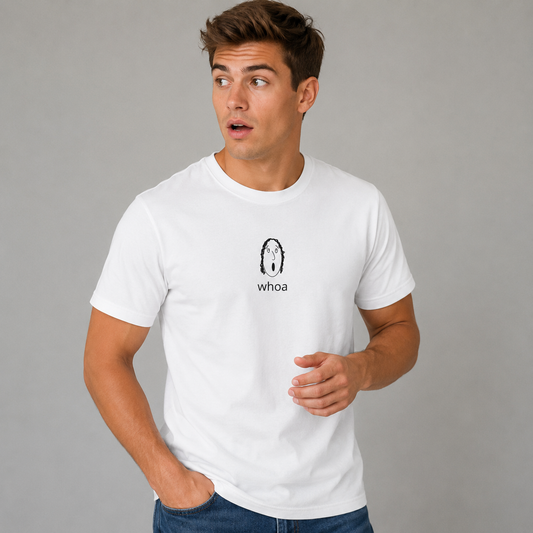 Whoa - Heavyweight Crewneck T-shirt