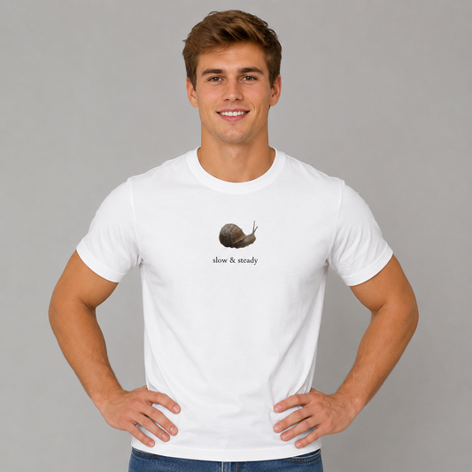 Slow & Steady - Heavyweight Crewneck T-shirt