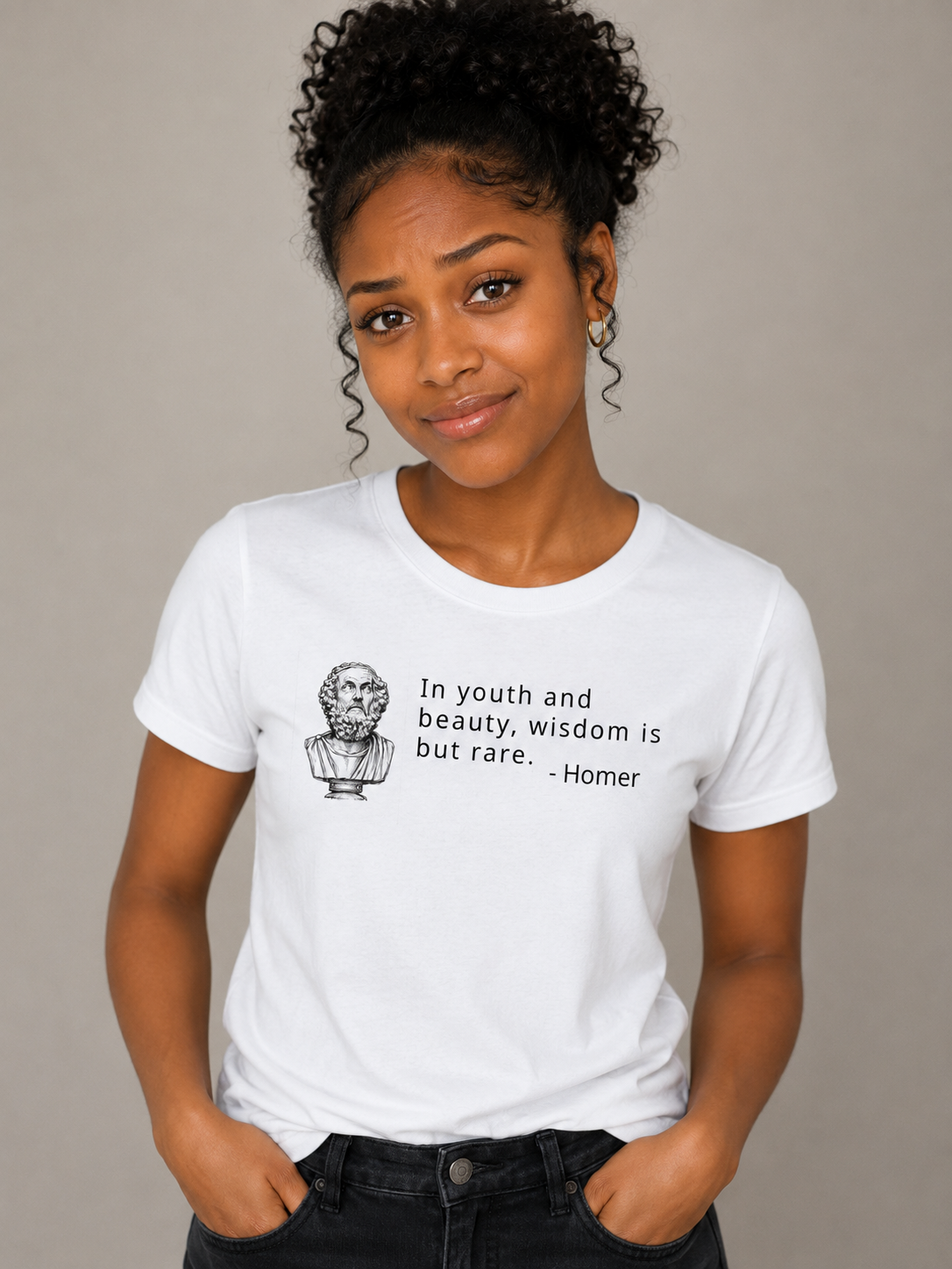 Homer Youth and Beauty - Heavyweight Crewneck T-Shirt