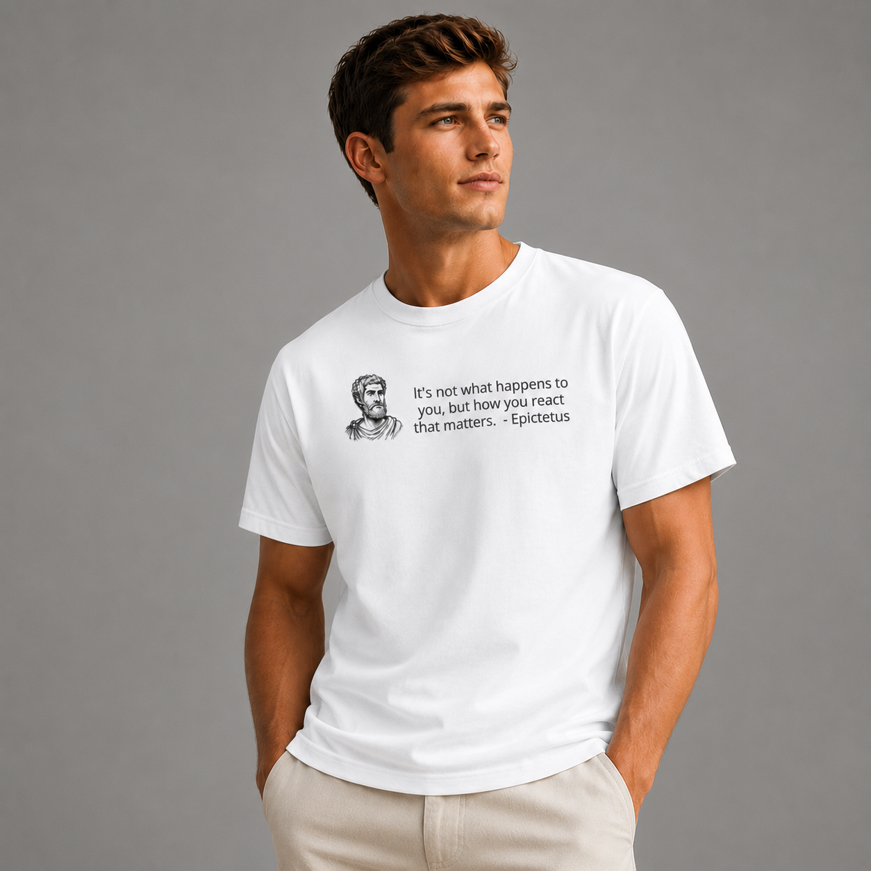 Epictetus - Heavyweight Crewneck T-shirt