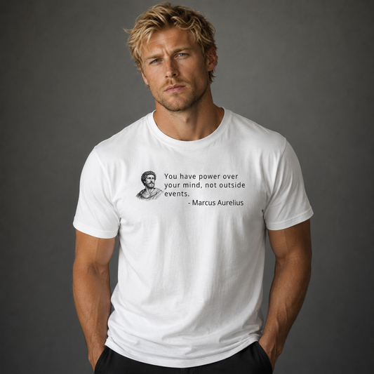 Marcus Aurelius - Heavyweight Crewneck T-Shirt