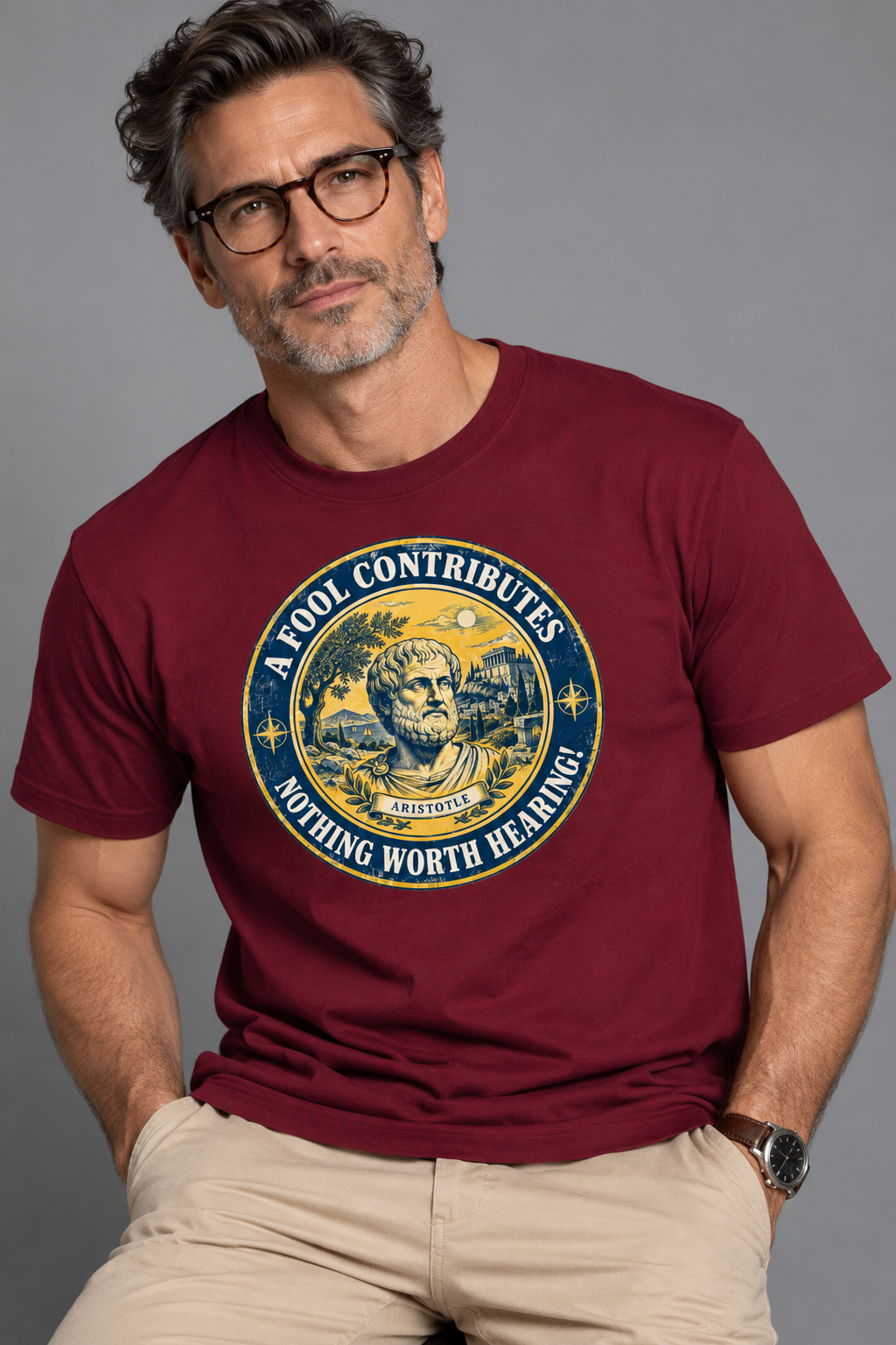 Aristotle Fool - Essential Cotton T-Shirt