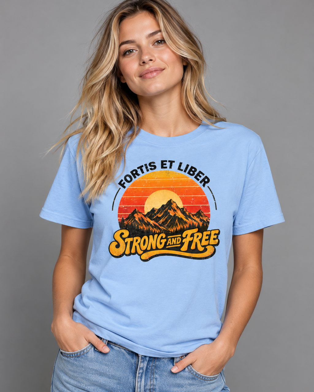 Strong and Free - Essential Cotton T-Shirt