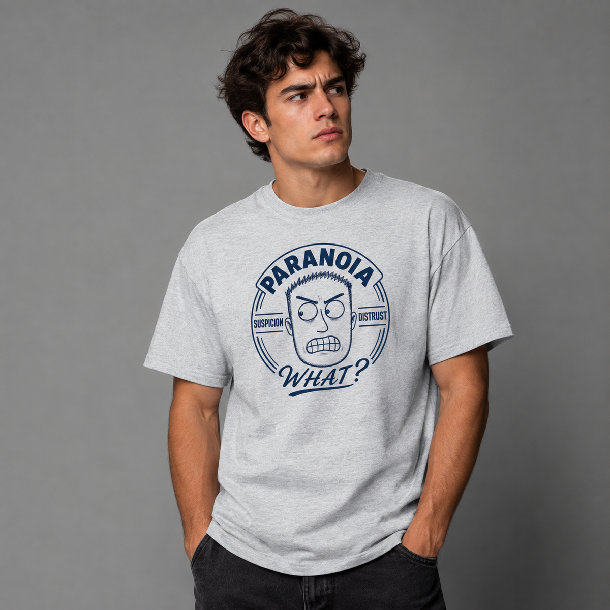 Paranoia - Essential Cotton T-Shirt