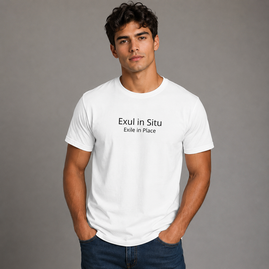 Exul In Situ - Exile In Place  Heavyweight Unisex Crewneck T-shirt | Gildan® 5000