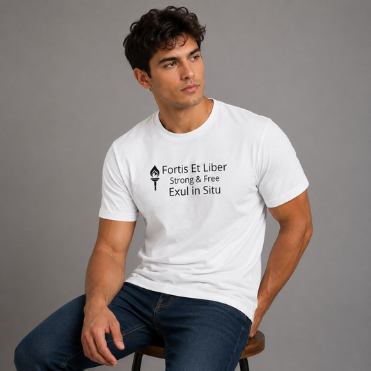 Strong and Free - Heavyweight Crewneck T-Shirt