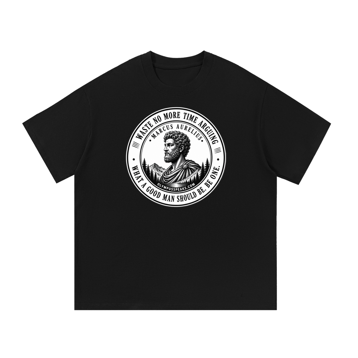 Marcus Aurelius Be A Man - Essential Cotton T-Shirt