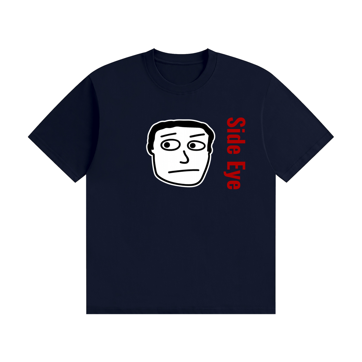 Side Eye Version 2  - Unisex Seamless Cotton T-Shirt