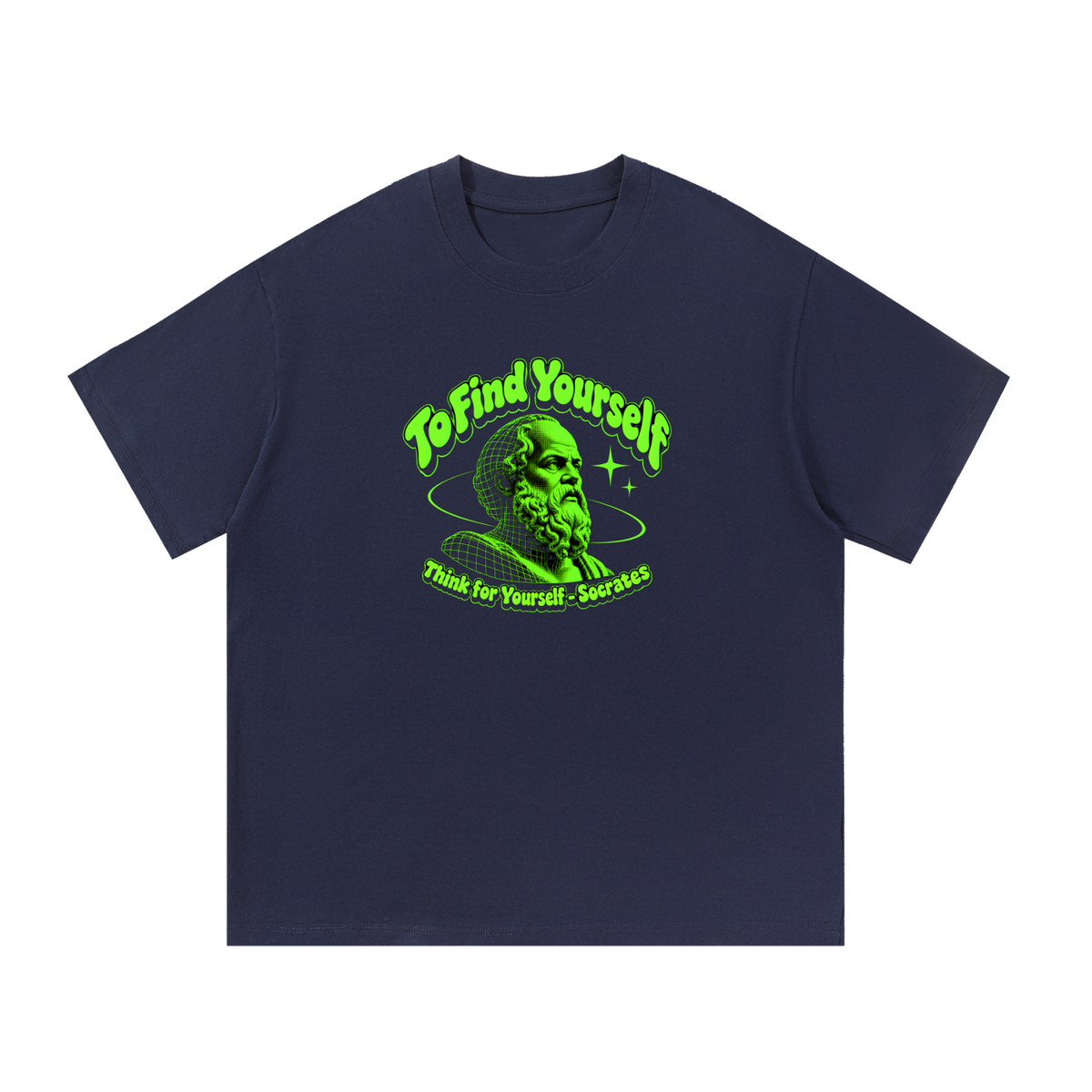 Socrates Find Yourself - Essential Cotton T-Shirt