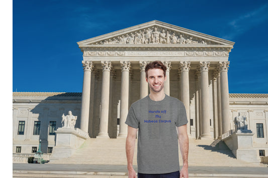 Hands Off My Habeas Corpus Heavyweight Unisex Crewneck T-shirt | Gildan® 5000